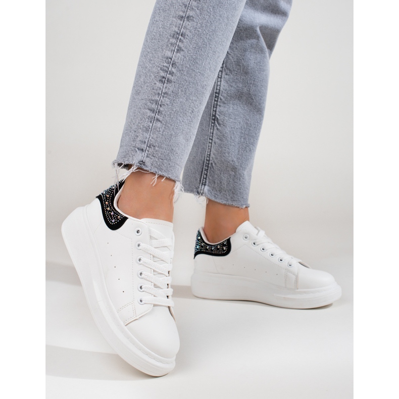 Weiße Shelovet-Sneaker für Damen 1