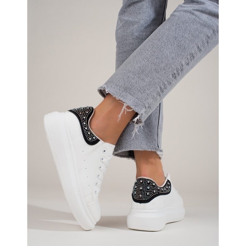 Weiße Shelovet-Sneaker für Damen 2