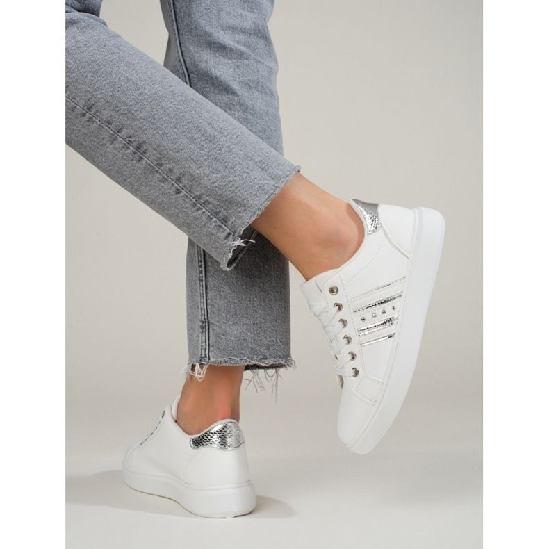 Klassische Damen Sportschuhe weiß Shelovet 2