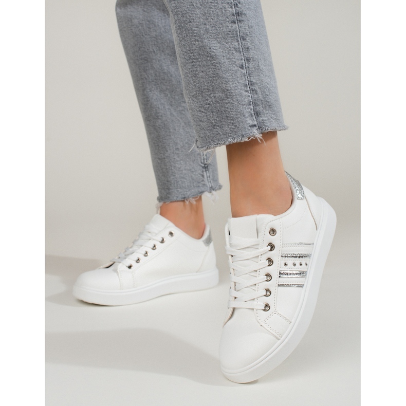 Klassische Damen Sportschuhe weiß Shelovet 1