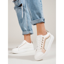 Klassische Damen Sportschuhe weiß Shelovet 1