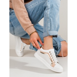 Klassische Damen Sportschuhe weiß Shelovet 2