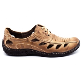 Joker Openwork Herrenschuhe 221 beige 1