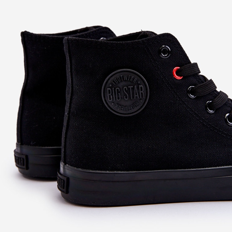 Damen Classic High Sneakers Big Star T274033 Schwarz 1