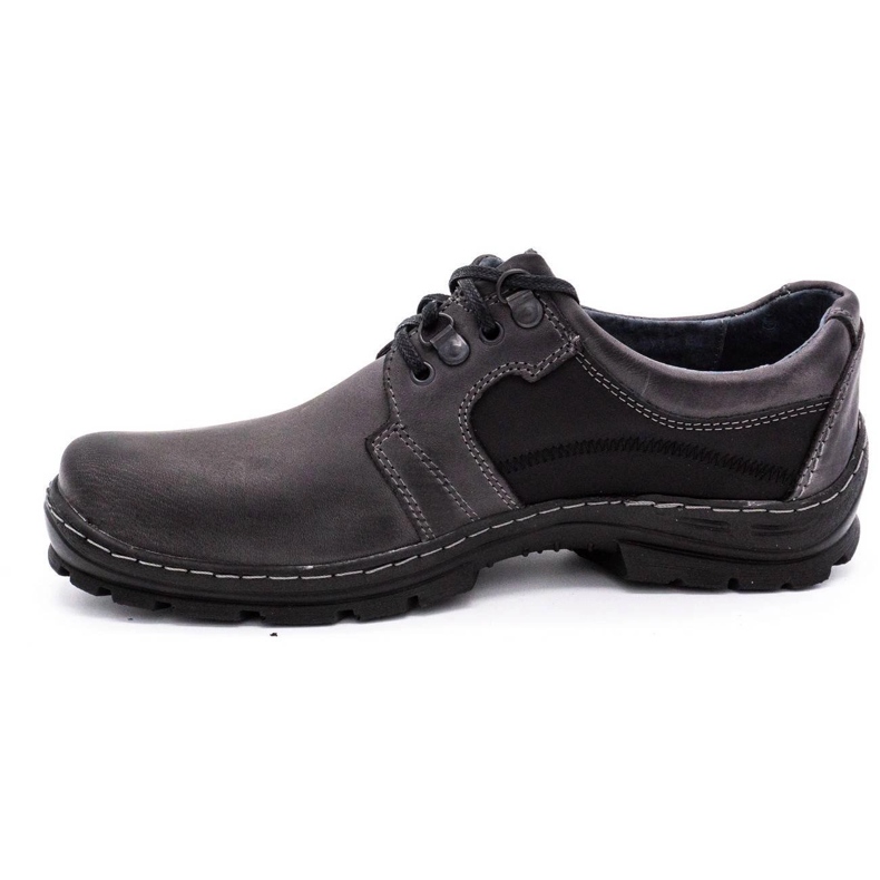Polbut Graue Herren Lederschuhe K19 1