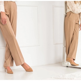 Marco Shoes Absatz aus Nappaleder beige 1