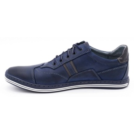 Polbut 1801 marineblaue Freizeitschuhe für Herren 1