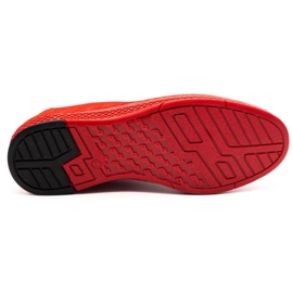 Polbut Herren Leder Freizeitschuhe K24 Rot Nubuk 1