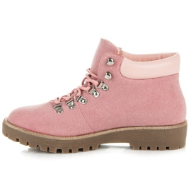 Vices New Collection Wildleder-Trapper rosa 1