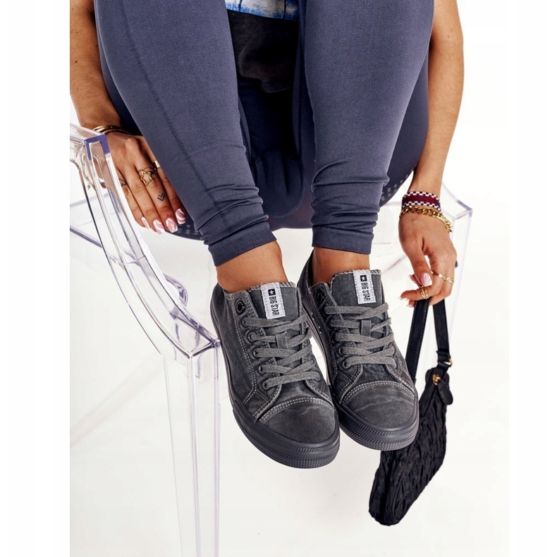 Damen Sneaker Big Star Dunkelgrau DD274440 2