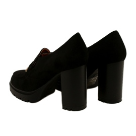 Evento Modische Mokassins auf Plateau und schwarzem Riegel 5