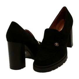 Evento Modische Mokassins auf Plateau und schwarzem Riegel 4