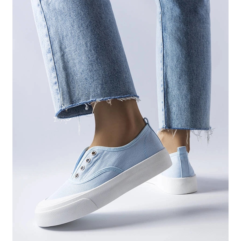 Blaue Sneaker zum Hineinschlüpfen von Rabican 1