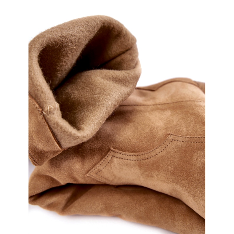 Lewski Shoes Cowboystiefel aus Wildleder für Damen Lewski 3094 / F Dunkelbeige 3