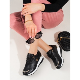 Schwarze Shelovet-Sneaker für Damen 1