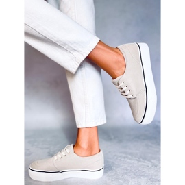 BM Ming Beige Damenturnschuhe 2