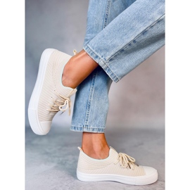 BM Bruni LT.BEIGE Sockensneaker für Damen 1