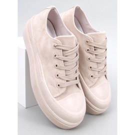 BM Curtis Beige Plateausneaker 1