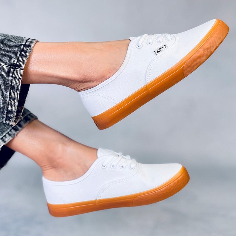 Damen-Sneaker, Canvas Werde White weiß 1