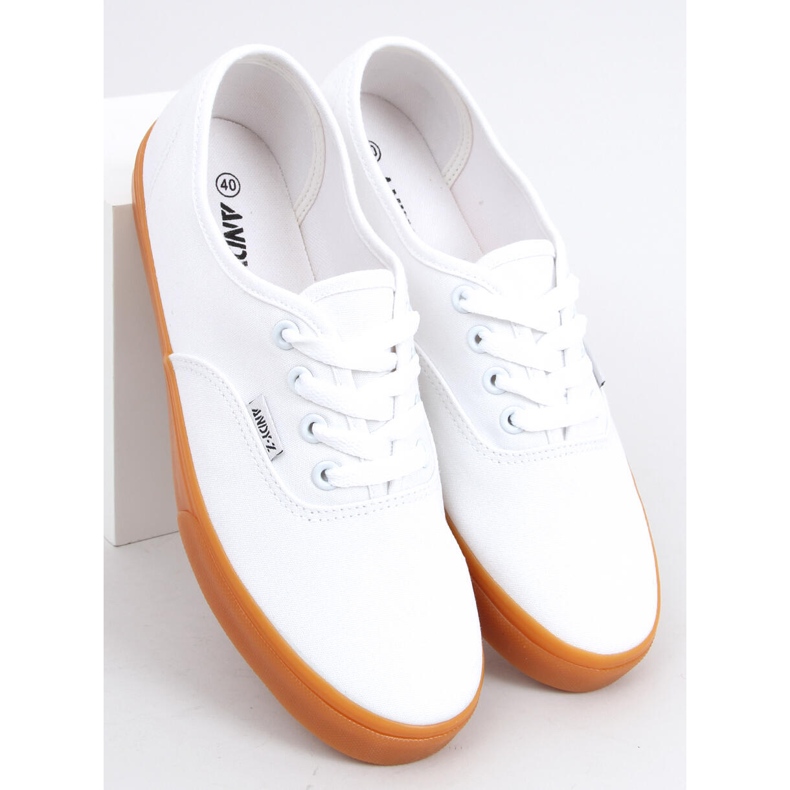 Damen-Sneaker, Canvas Werde White weiß 2