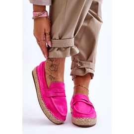FI1 Damen Wildleder Espadrilles Fuchsia Keyla rosa 1