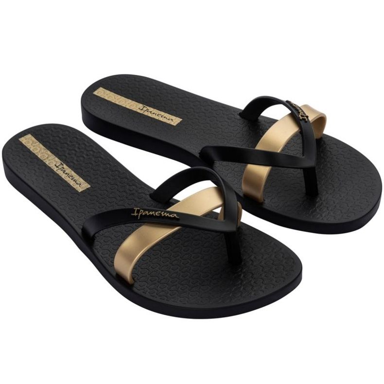 Ipanema Kirei Fem Flip Flops W 81805-24006 schwarz golden 1