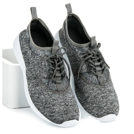Textile Sportschuhe grau 2