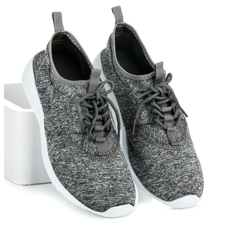Textile Sportschuhe grau 2