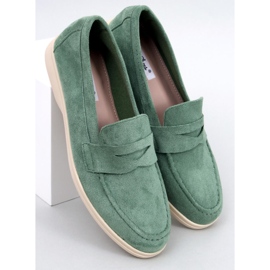 Blum Grüne Wildleder-Loafer 1