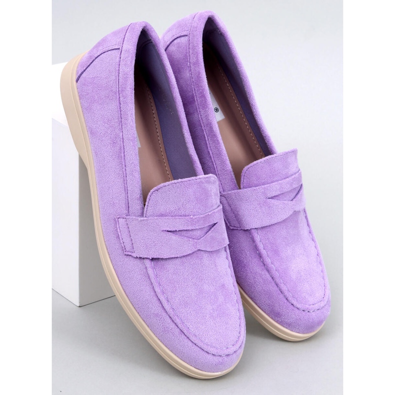 BM Blum Lila Wildleder-Loafer 1