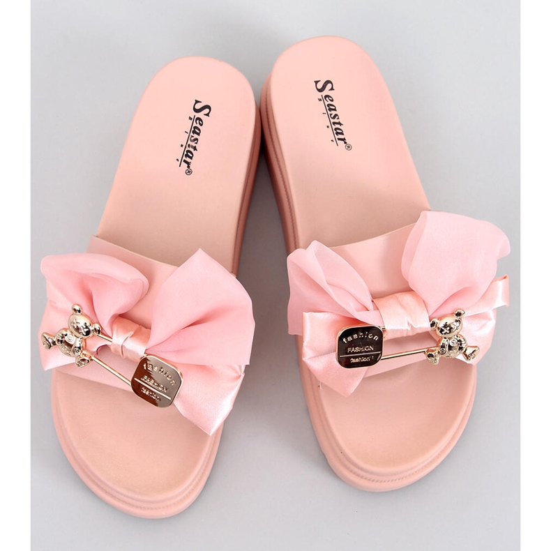 BM Teddy Rosa Teddybär-Plateau-Sandalen 1
