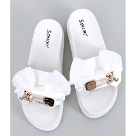 BM Teddy Weiße Teddybär-Plateauschuhe 1