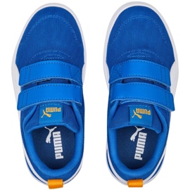 Puma Courtflex v2 Mesh V Ps Jr Schuhe 371758 14 blau 1