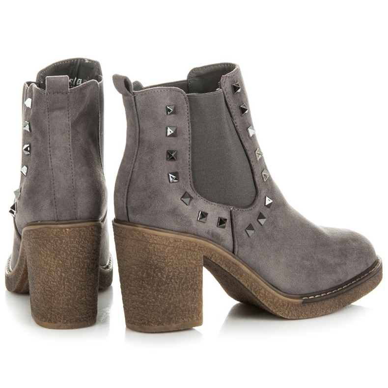 Seastar Stiefel mit Nieten grau 1