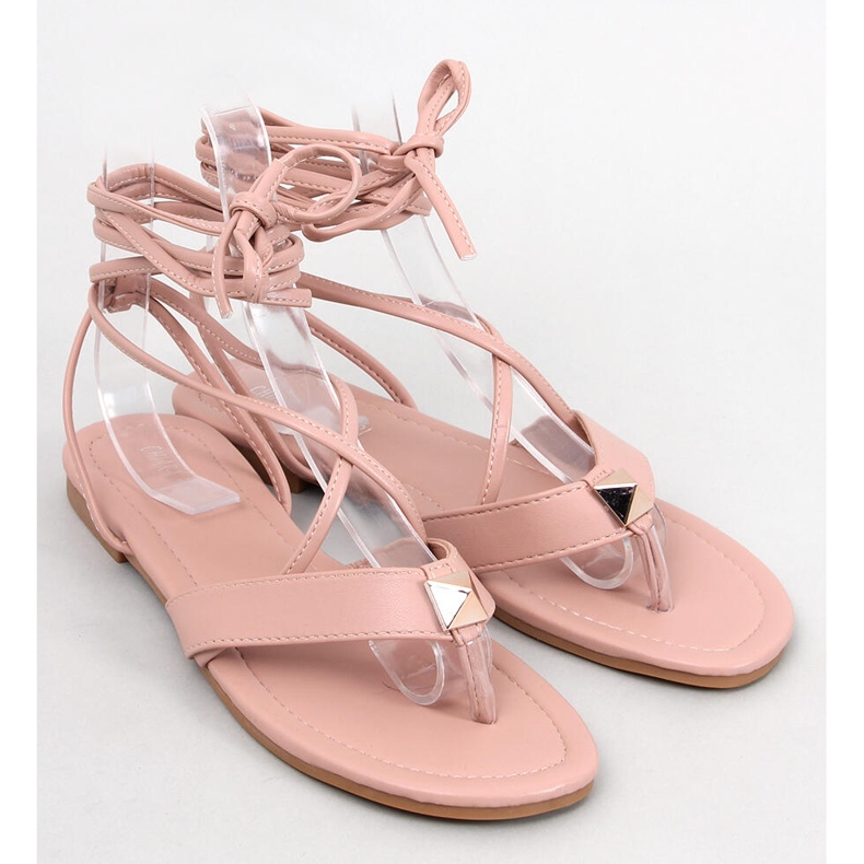 BM Agee rosa römische Flip-Flops 1
