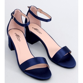 Sandalen mit niedrigem Absatz von Clarence Blue blau 1