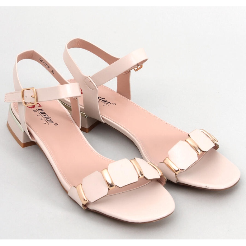 Seastar Clary Beige Sandalen mit niedrigem Absatz 1