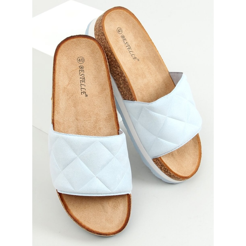 Bahr Blaue Korkhausschuhe 1