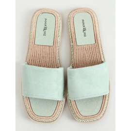 Daniels Green Damen Wildlederhausschuhe grün 1