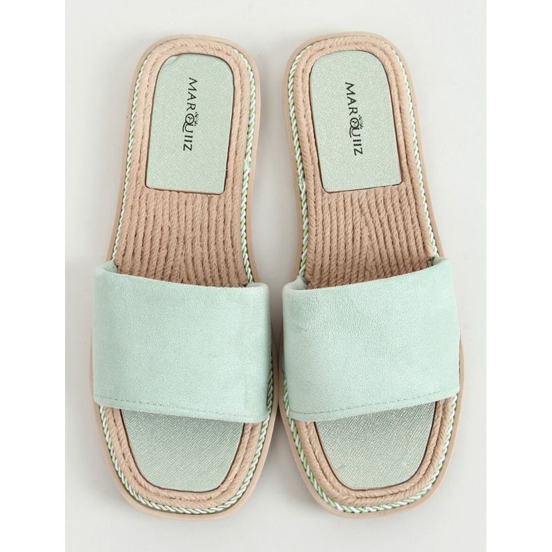 Daniels Green Damen Wildlederhausschuhe grün 1