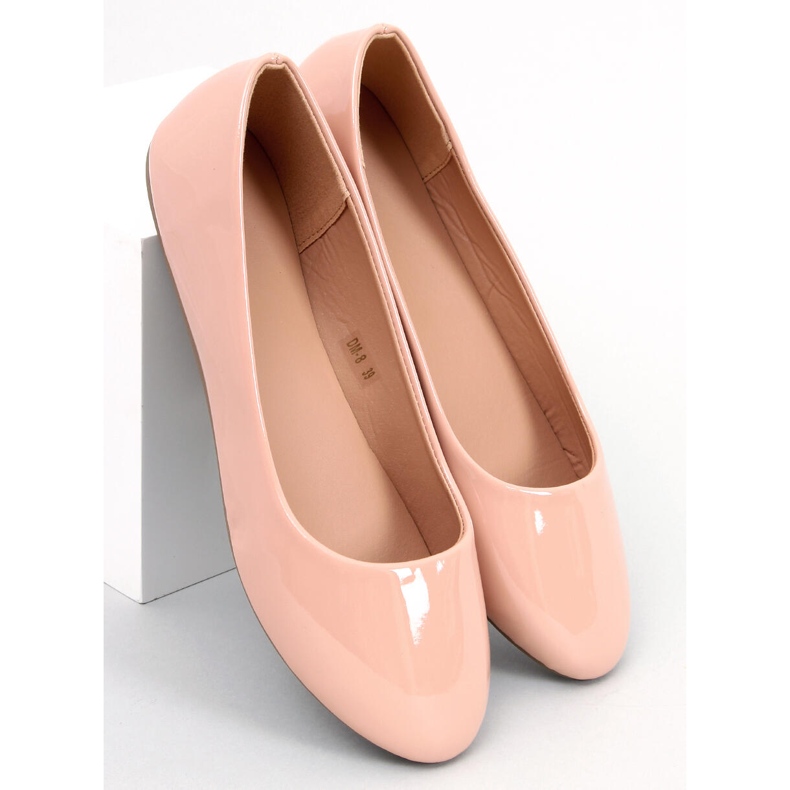 Cargil Beige lackierte Ballerinas 2