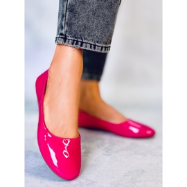 Cargil Fuchsia lackierte Ballerinas rosa 1