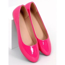 Cargil Fuchsia lackierte Ballerinas rosa 2