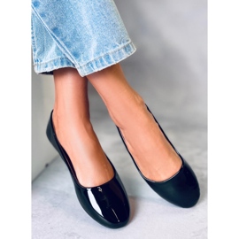 Cargil Schwarz lackierte Ballerinas 1