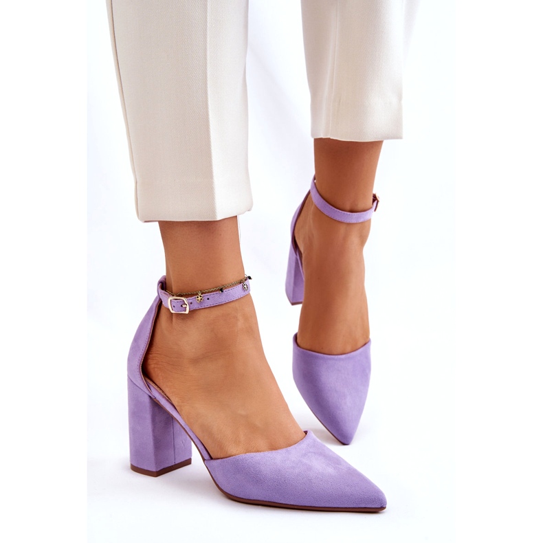 Seastar Lila Lexie Wildleder Pumps violett 2