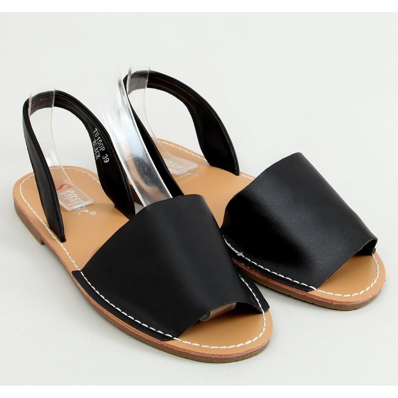 BM Sloan schwarze Damensandalen 1