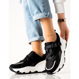 W. Potocki Sneaker mit Potocki-Schnalle schwarz 1