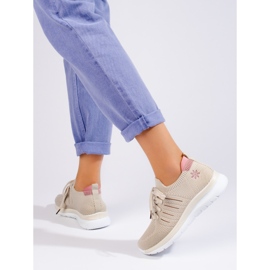 Klassischer Schnürsportschuh T.Sokolski beige 1