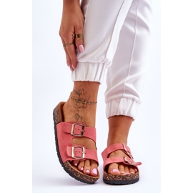 Damen Cortina Pink Slip-On Sandalen rosa 1