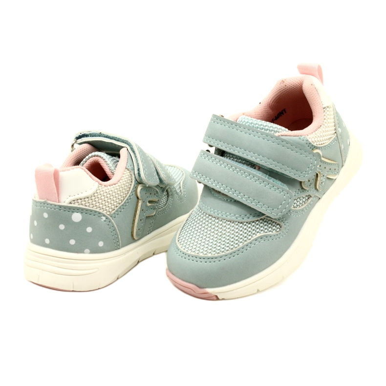 Evento Mädchen-Sportschuhe für Klettverschluss 23DZ23-5917 Blau 4